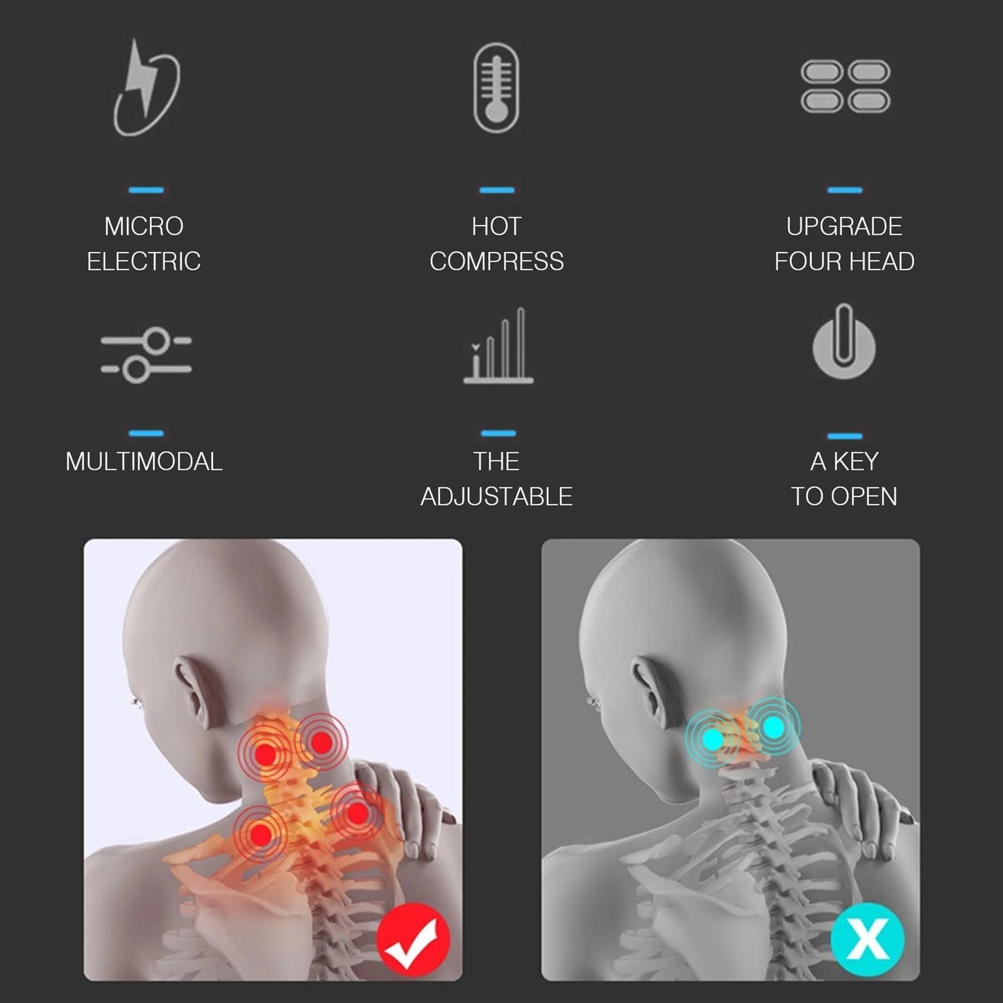 DailyRelief™ Portable Neck Massager